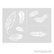 Artikelbild des Artikels “Viva Decor Universal-Schablone A4 - Federn “