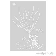 Artikelbild des Artikels “Viva Decor Universal-Schablone DIN A3 - Luftballon Mädchen “