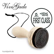 Artikelbild des Artikels “Vivi Gade Copenhagen - Holzstempel - First Class, Durchmesser 30 mm “