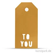 Artikelbild des Artikels “Vivi Gade Geschenkanhänger - To You, 300g, 15 Stück 5x10 cm | Gold“