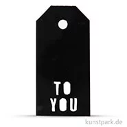 Artikelbild des Artikels “Vivi Gade Geschenkanhänger - To You, 300g, 15 Stück 5x10 cm | Schwarz“