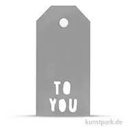 Artikelbild des Artikels “Vivi Gade Geschenkanhänger - To You, 300g, 15 Stück 5x10 cm | Silber“