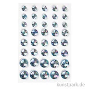 Artikelbild des Artikels “Vivi Gade London - Strasssteine, selbstklebend, blau mit Facette, 40 Stück “
