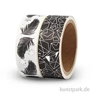 Artikelbild des Artikels “Vivi Gade Washitape - Federn, 15 mm, Set mit 2x4 m “