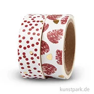 Artikelbild des Artikels “Vivi Gade Washitape - Punkte Rot, 15 mm, Set mit 2x4 m “