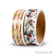 Artikelbild des Artikels “Vivi Gade Washitape - Weihnachten und Vögel, 15 mm, 2x4 m “