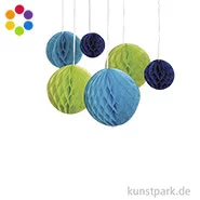 Artikelbild des Artikels “Wabenbälle aus Papier, 5 - 10 cm, sortiert, 6 Stück “