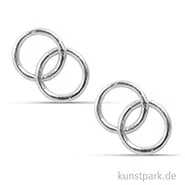 Artikelbild des Artikels “Wachsmotiv - Eheringe, 2,5 cm, 2 Paar Silber“