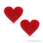Artikelbild des Artikels “Wachsmotiv - Herz, 2,3x2 cm, 2 Stück - Klassikrot “