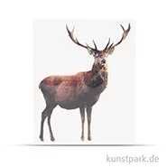 Artikelbild des Artikels “Wachsmotiv - Hirsch, 5,5x7 cm, 1 Stück “