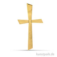 Artikelbild des Artikels “Wachsmotiv - Kreuz, 10,5x5,5 cm, 1 Stück Gold“