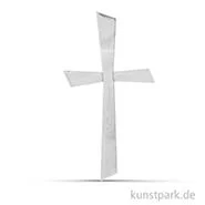 Artikelbild des Artikels “Wachsmotiv - Kreuz, 10,5x5,5 cm, 1 Stück Silber“