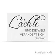 Artikelbild des Artikels “Wachsmotiv - Lächle und die Welt, 1 Stück “