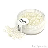 Artikelbild des Artikels “Wachsoliven Weiß 6x3 mm - 150 Stück“
