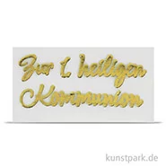 Artikelbild des Artikels “Wachsschrift - Zur 1. Heiligen Kommunion, 1 Stück Gold“