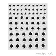 Artikelbild des Artikels “Wackelaugen, Selbstklebend, 8 - 14 mm Durchmesser, 69 Stück “