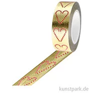 Artikelbild des Artikels “Washi Tape - Christmas Rocks, Zuckerstangen, 15 mm, 10 m Rolle “