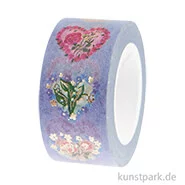 Artikelbild des Artikels “Washi Tape Herzen Floral, 20 mm, 10 m Rolle “