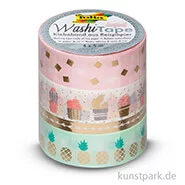 Artikelbild des Artikels “Washi-Tape Hotfoil - GOLD, 4er Set, je 5 m “