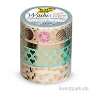 Artikelbild des Artikels “Washi-Tape Hotfoil - GOLD II, 4er Set, je 5 m “