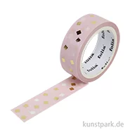 Artikelbild des Artikels “Washi-Tape Hotfoil Gold Viereck, 15 mm, 5 m Rolle “