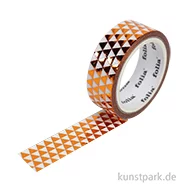 Artikelbild des Artikels “Washi-Tape Hotfoil Kupfer Dreieck, 15 mm, 5 m Rolle “