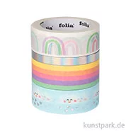 Artikelbild des Artikels “Washi-Tape Hotfoil - Rainbow Clouds, 4er Set, je 10m “