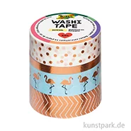 Artikelbild des Artikels “Washi-Tape Hotfoil - ROSEGOLD, 4er Set, je 5 m “