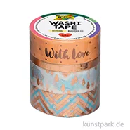 Artikelbild des Artikels “Washi-Tape Hotfoil - ROSEGOLD II, 4er Set, je 5 m “