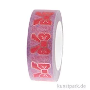 Artikelbild des Artikels “Washi Tape Schleifen, Rosa Flieder, 15 mm, 10 m Rolle “