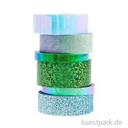 Artikelbild des Artikels “Washi Tape Set - Mixed, Grün Blau, 6 Stück “