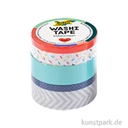 Artikelbild des Artikels “Washi-Tape Set - NEON Orange Bunt, 5 Rollen, je 10 m “