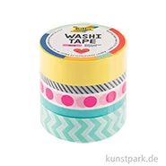 Artikelbild des Artikels “Washi-Tape Set - NEON Pink Bunt, 5 Rollen, je 10 m “