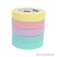 Artikelbild des Artikels “Washi-Tape Set - PASTELL, 10 mm, 5 Rollen, je 10 m “
