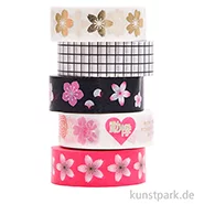 Artikelbild des Artikels “Washi Tape Set - Sakura, Manga, 5 Stück, je 10m “