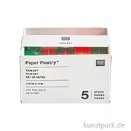 Artikelbild des Artikels “Washi Tape Set - Weihnachtsmarkt, Neon, 15 mm, 5 Stück, je 10 m “