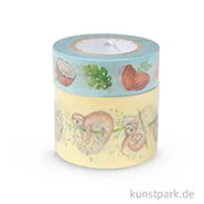 Artikelbild des Artikels “Washitape Faultier 2er Set, 15 + 30 mm, Länge 10 m “