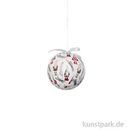 Artikelbild des Artikels “Weihnachtskugel Rot mit Wichtel, 7,5 cm “