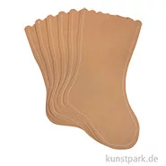 Artikelbild des Artikels “Weihnachtsstrümpfe, Kraftpapier, 100g, 27,5 x 18 cm, 6 Stück “