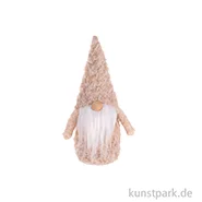 Artikelbild des Artikels “Weihnachtswichtel Figur, Plüsch, Natur, 12 x 7,5 x 23 cm “