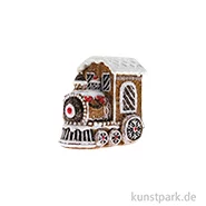 Artikelbild des Artikels “Weihnachtszug, Keramik, Lebkuchen, Braun-Weiß, 5 x 3,2 x 4,7 cm “