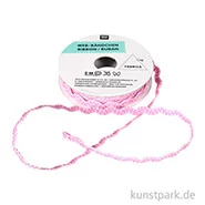 Artikelbild des Artikels “Wellen Band - Bestickt, Rosa, 2 m “