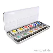 Artikelbild des Artikels “White Nights Aquarell-Metallkasten mit 12 ganzen Näpfchen “
