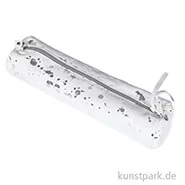 Artikelbild des Artikels “Wildleder-Etui - Splash, Silber, Rund “