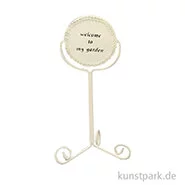 Artikelbild des Artikels “Minigarten Willkommensschild - Weiß,14 cm “