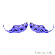 Artikelbild des Artikels “Wimpern, Blaue Federn mit schwarzen Punkten “