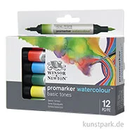 Artikelbild des Artikels “Winsor & Newton Watercolour Marker 12 Stifte im Set “