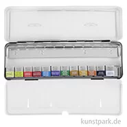 Artikelbild des Artikels “Winsor & Newton Aquarell Black Box mit 12 halben Näpfen “