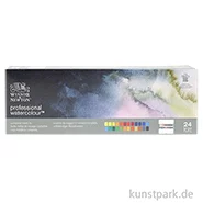 Artikelbild des Artikels “Winsor & Newton Aquarellkasten mit 24 halben Näpfen “