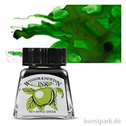 Artikelbild des Artikels “Winsor & Newton Drawing Ink, 14 ml Einzelfarbe | Apfelgrün“